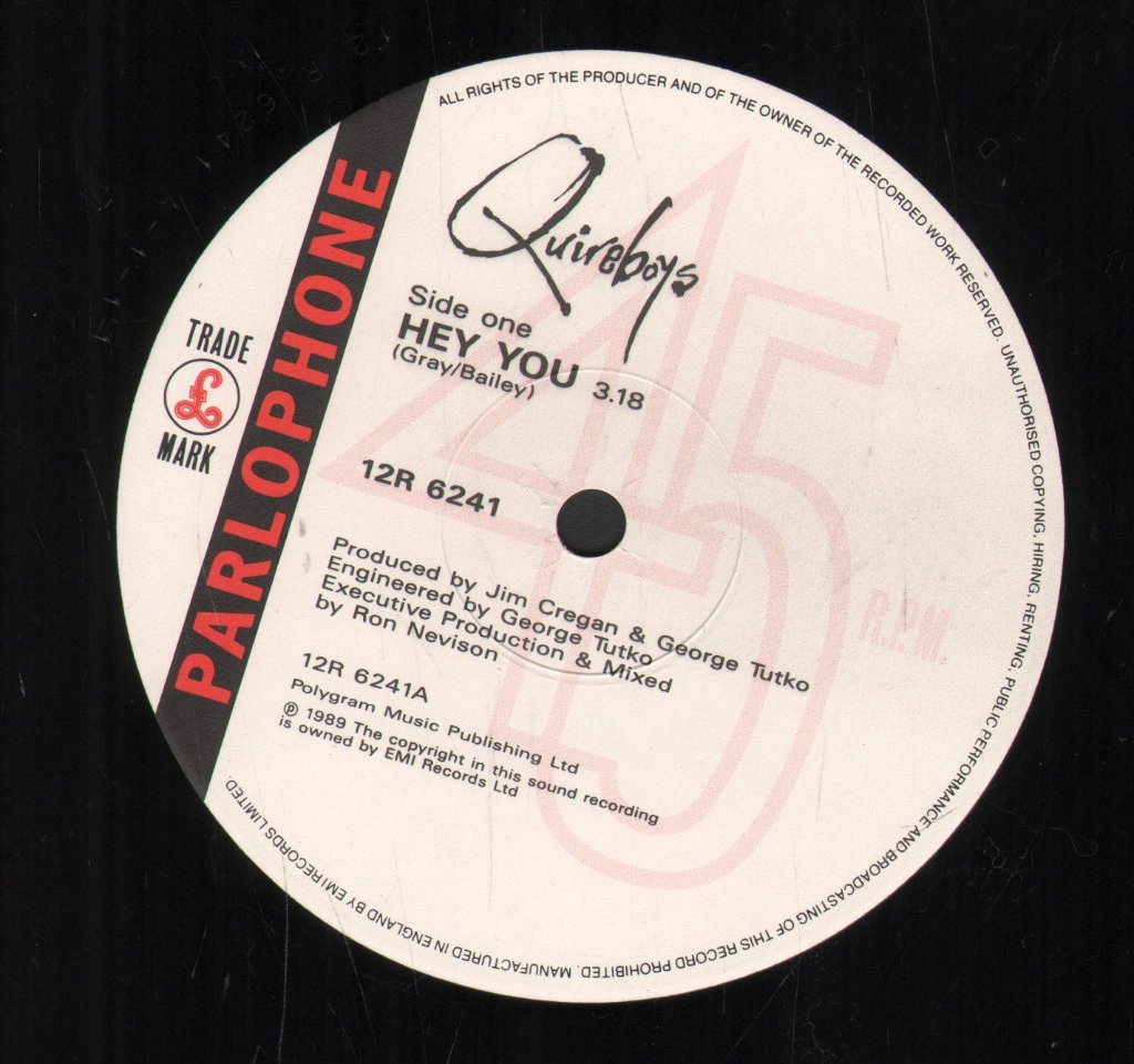 Quireboys - Hey You - 12 Inch