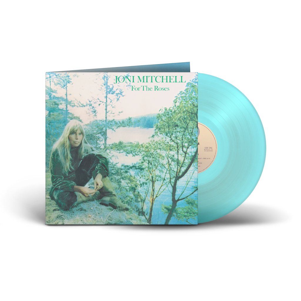 Joni Mitchell - For The Roses (Transparent Aqua Blue Vinyl) - Lp