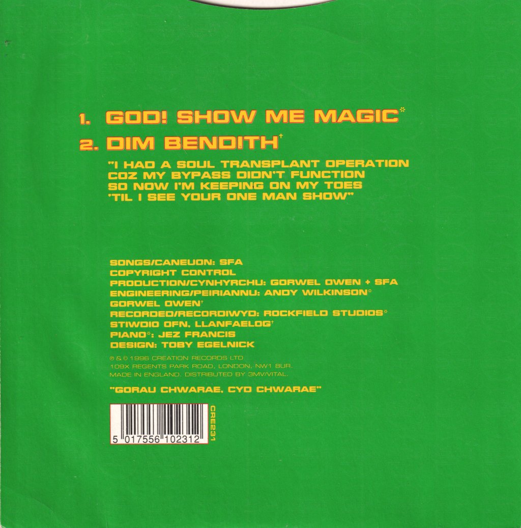 Super Furry Animals - God Show Me Magic - 7 Inch