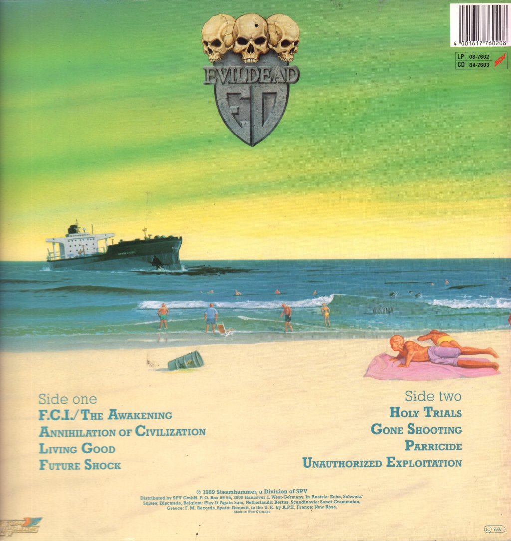 Evildead - Annihilation Of Civilization - Lp