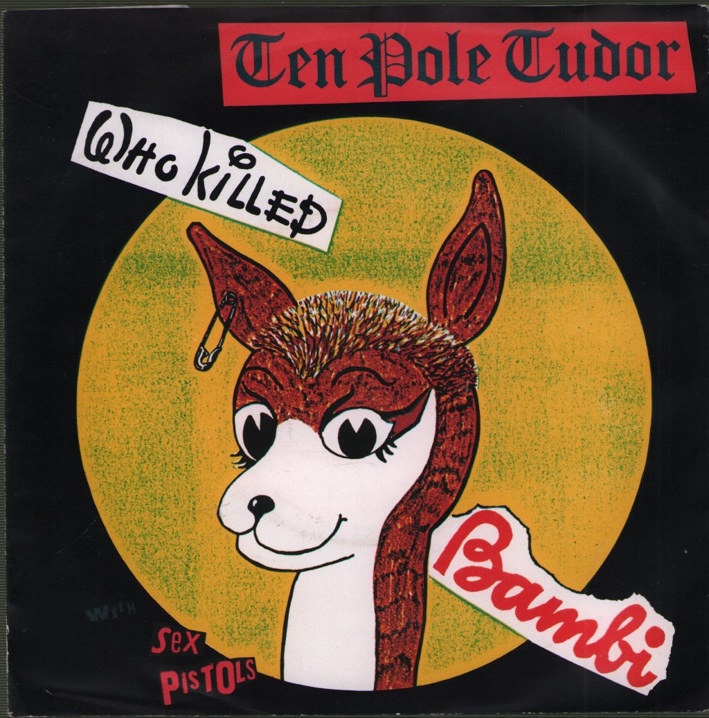 Tenpole Tudor With The Sex Pistols - Who Killed Bambi - 7 Inch