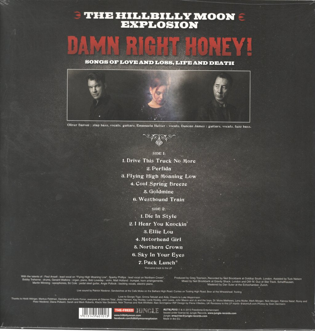 Hillbilly Moon Explosion - Damn Right Honey! (Songs Of Love & Loss, Life & Death) - Lp