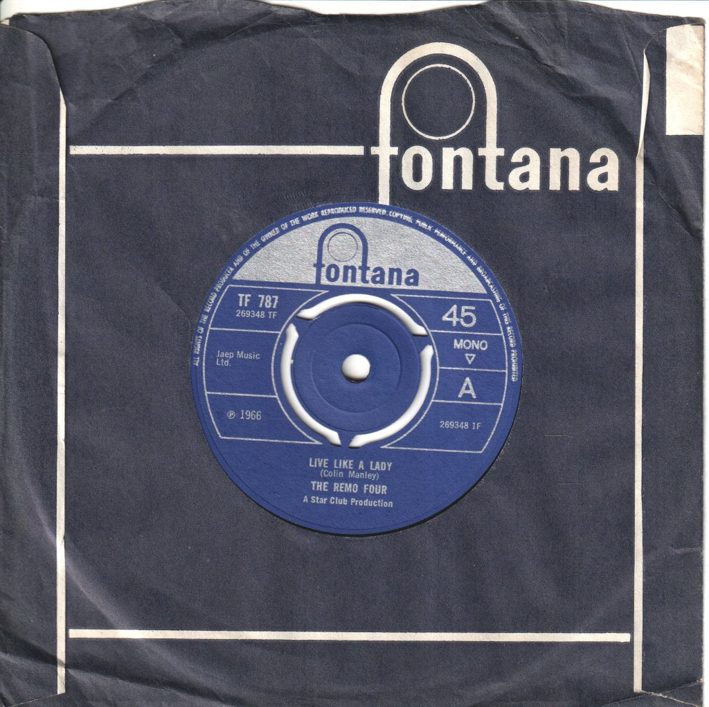Remo Four - Live Like A Lady - 7 Inch