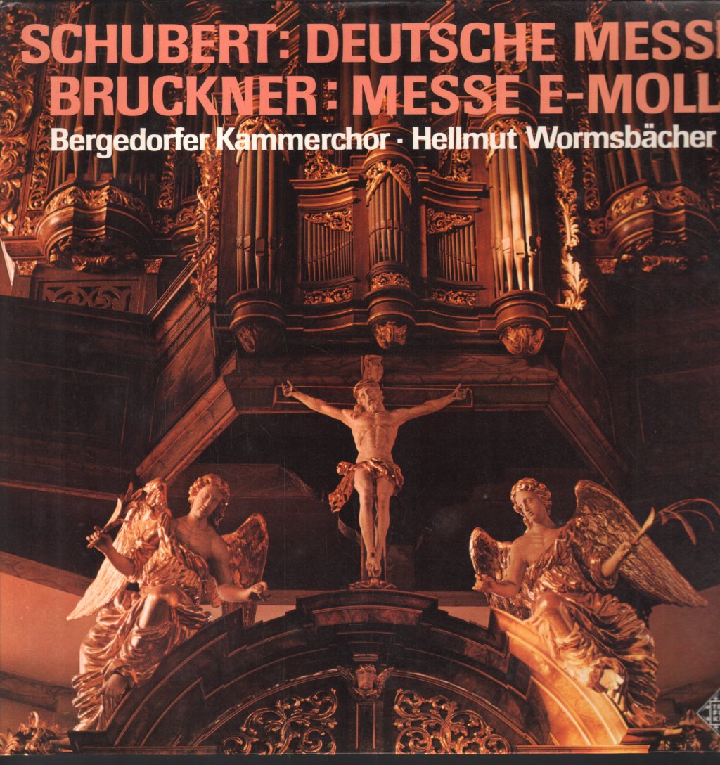 Bergedorfer Kammerchor / Hellmut Wormsbächer - Schubert - Deutsche Messe / Bruckner -Messe E-moll - Lp