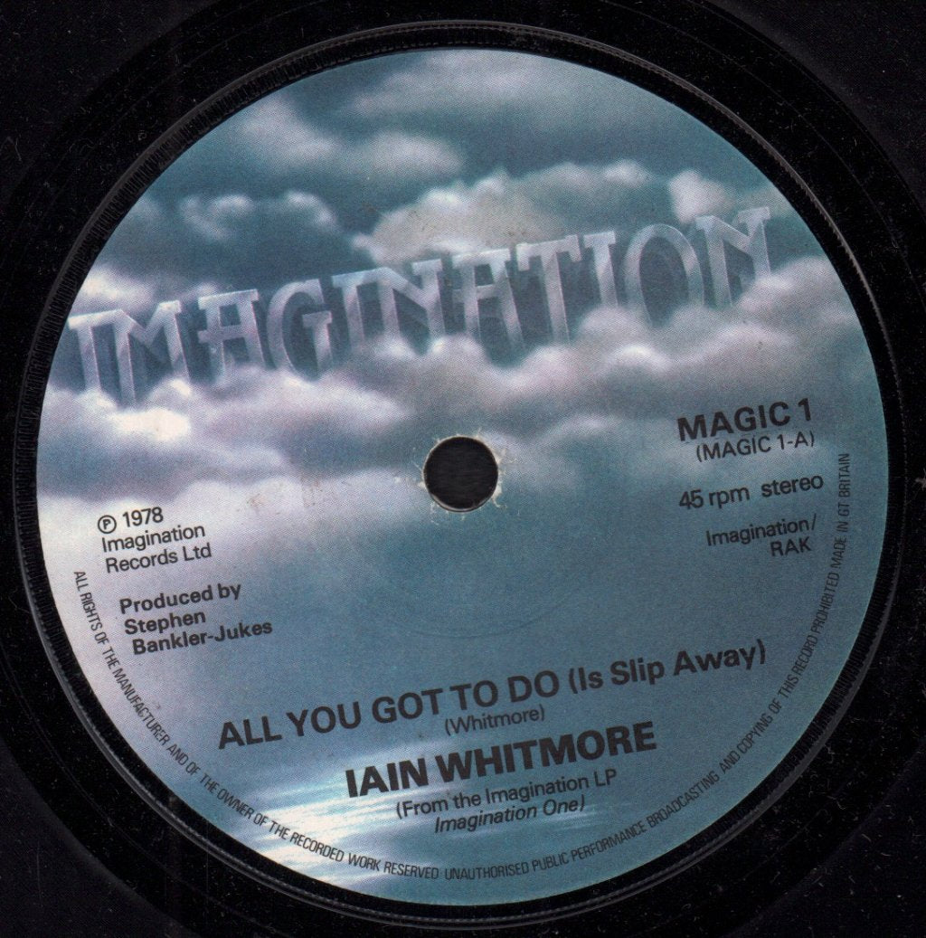 Iain Whitmore - All You Got To Do - 7 Inch