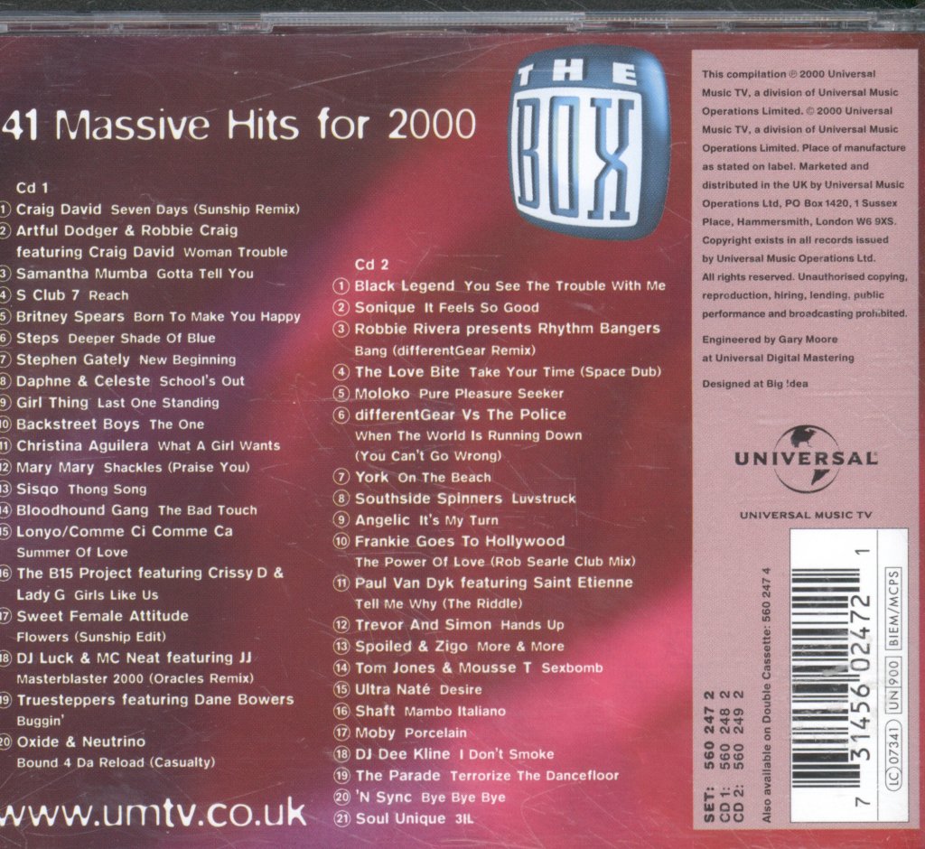 Various Artists - Box - Double Cd