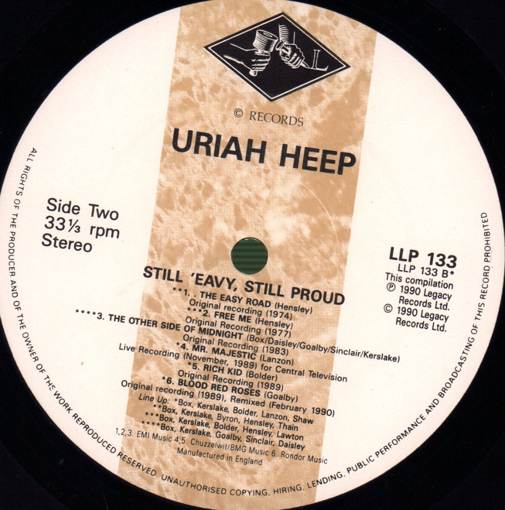 Uriah Heep - Still 'eavy, Still Proud (Two Decades Of Uriah Heep) - Lp