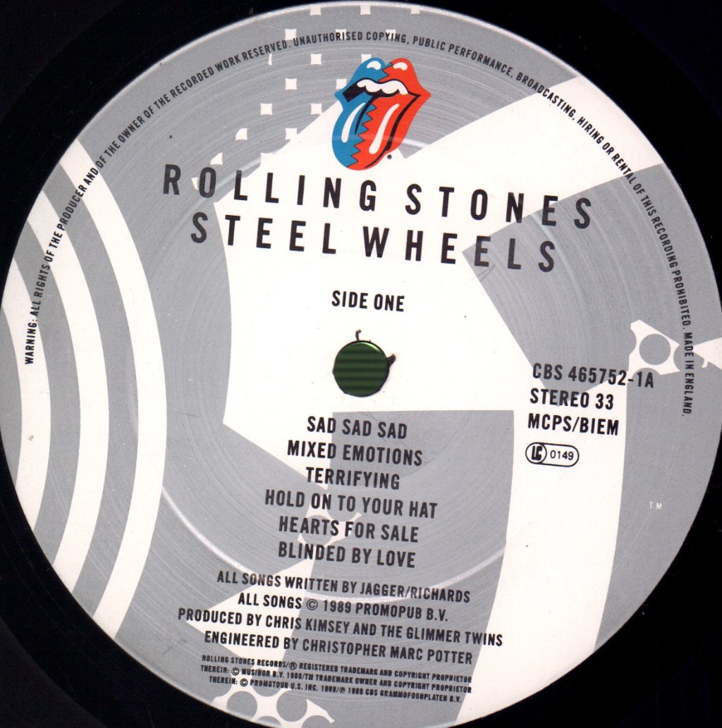 Rolling Stones - Steel Wheels - Lp