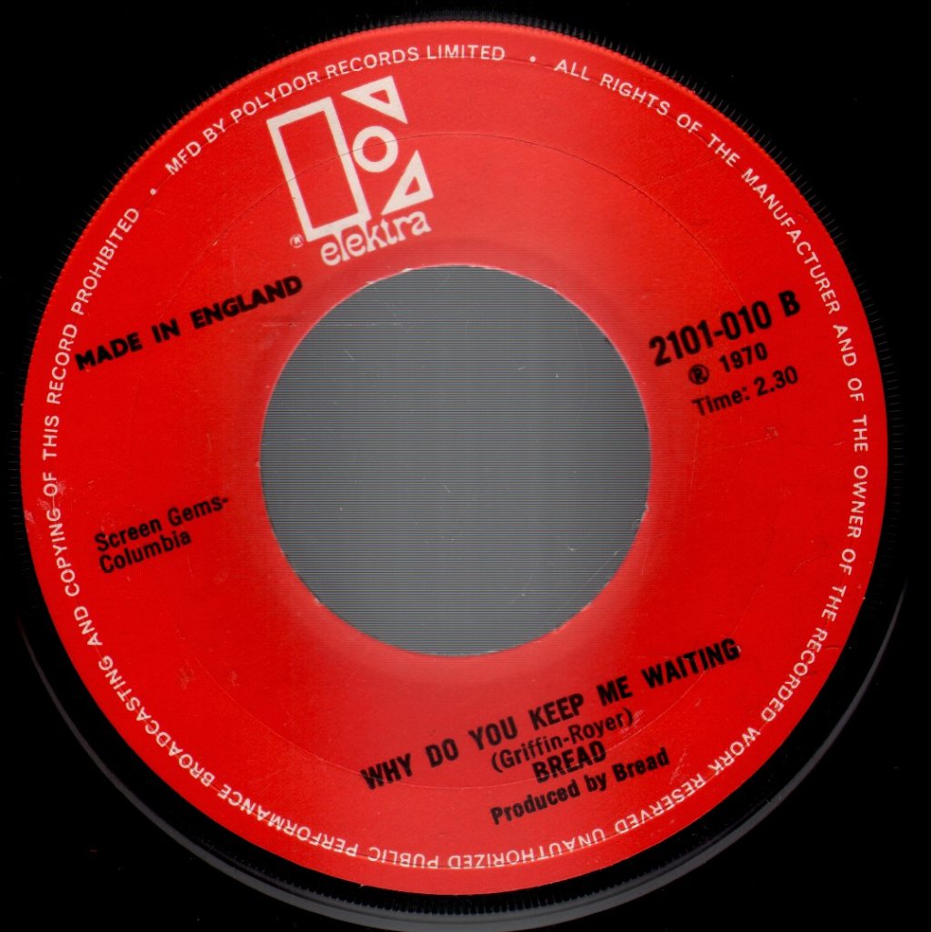 Bread - Make It With You - 7 Inch