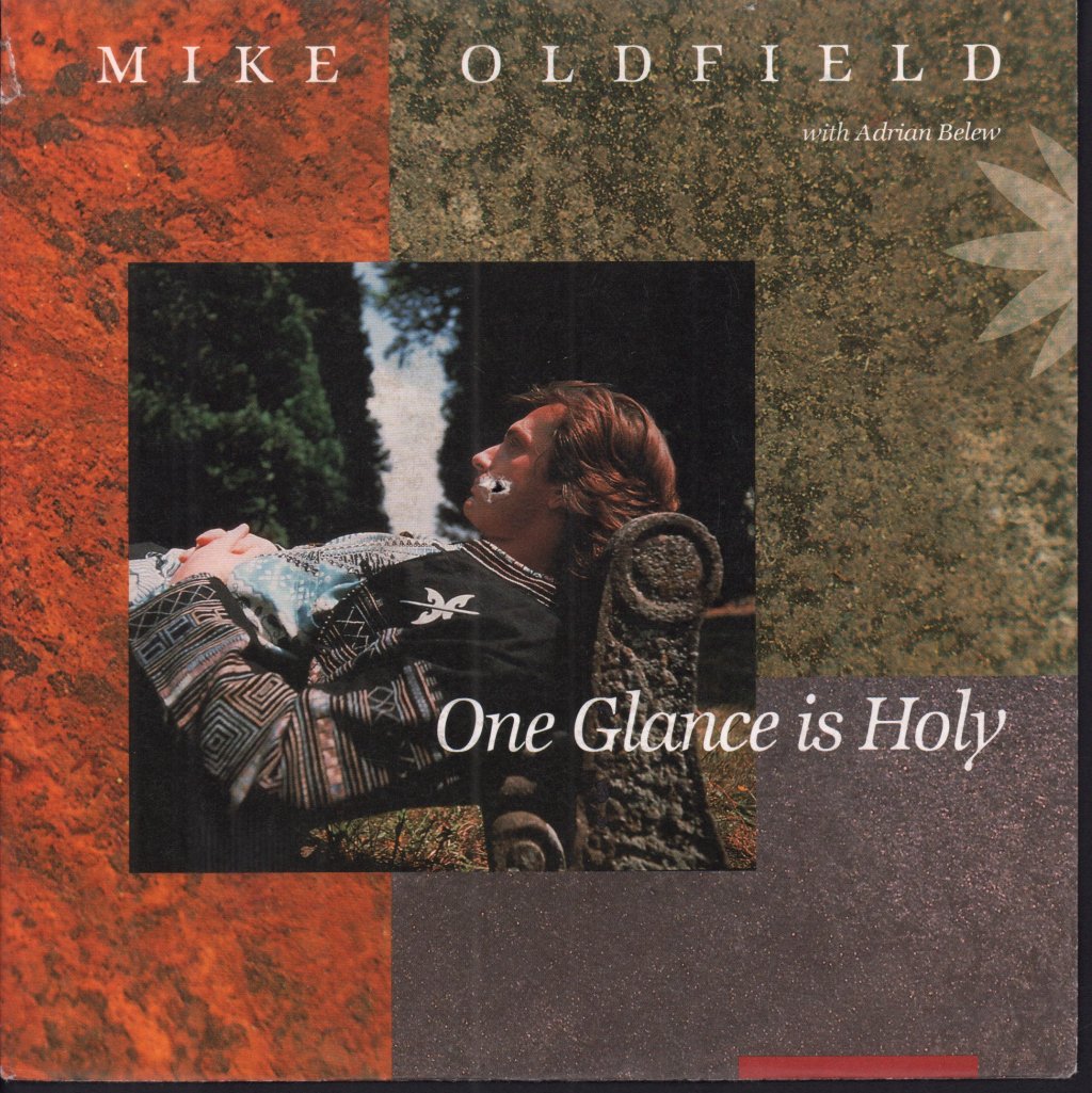 Mike Oldfield With Adrian Belew - One Glance Is Holy - 7 Inch