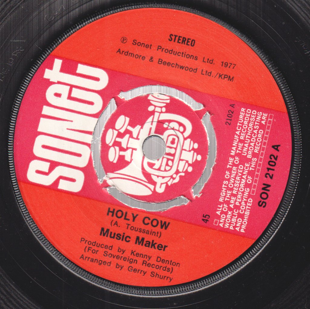 Music Maker - Holy Cow - 7 Inch