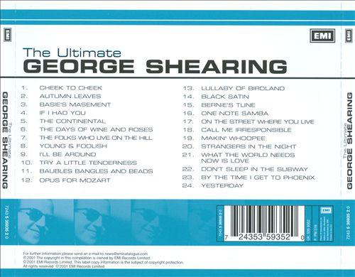 George Shearing - Ultimate George Shearing - Cd