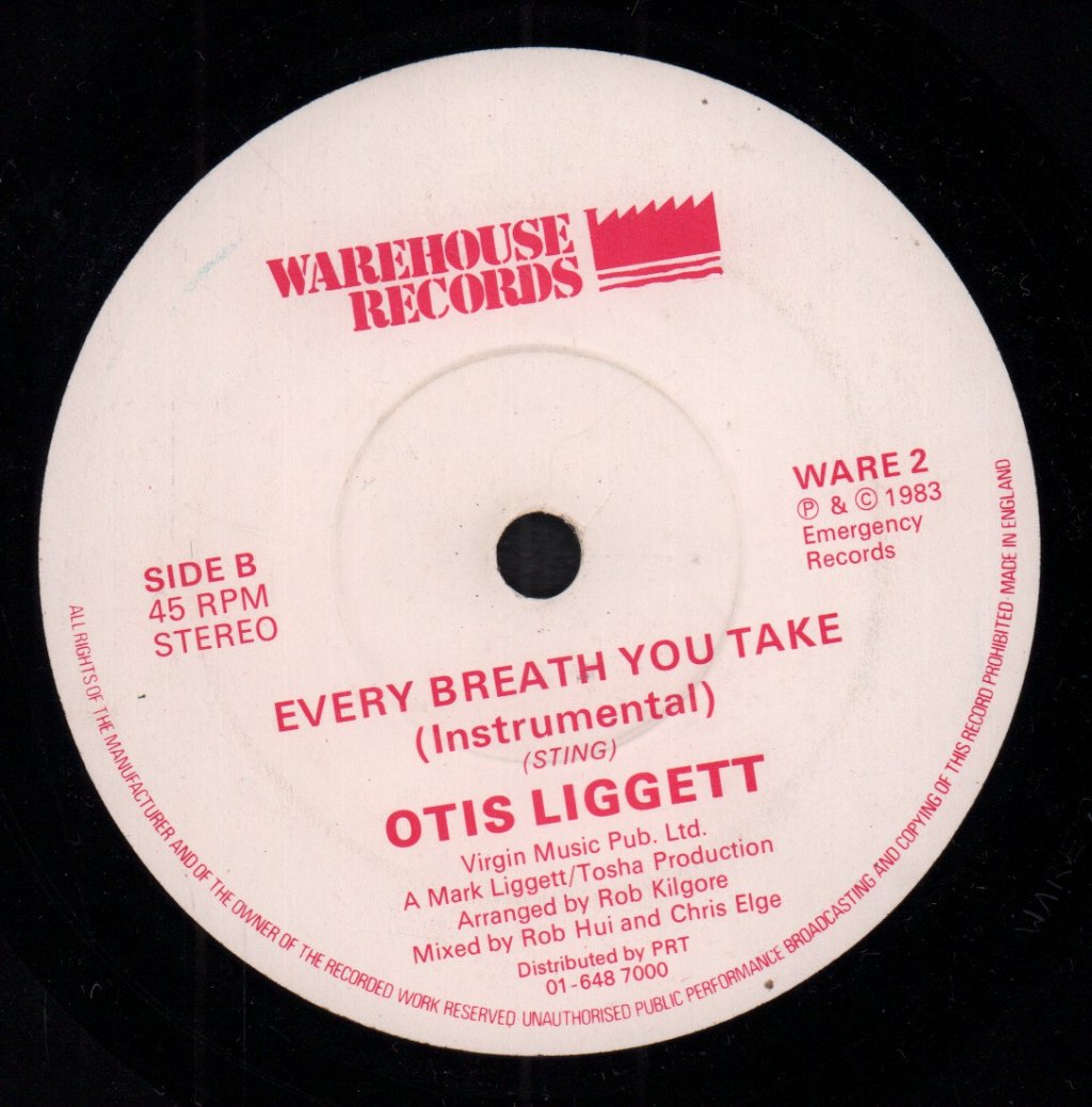 Otis Liggett - Every Breath You Take - 7 Inch