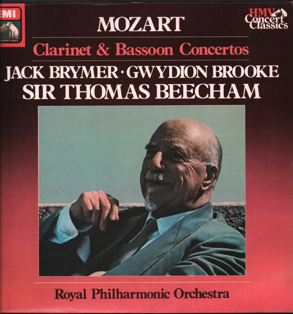 Sir Thomas Beecham - Mozart Clarinet Concerto In A Major K622 - Lp