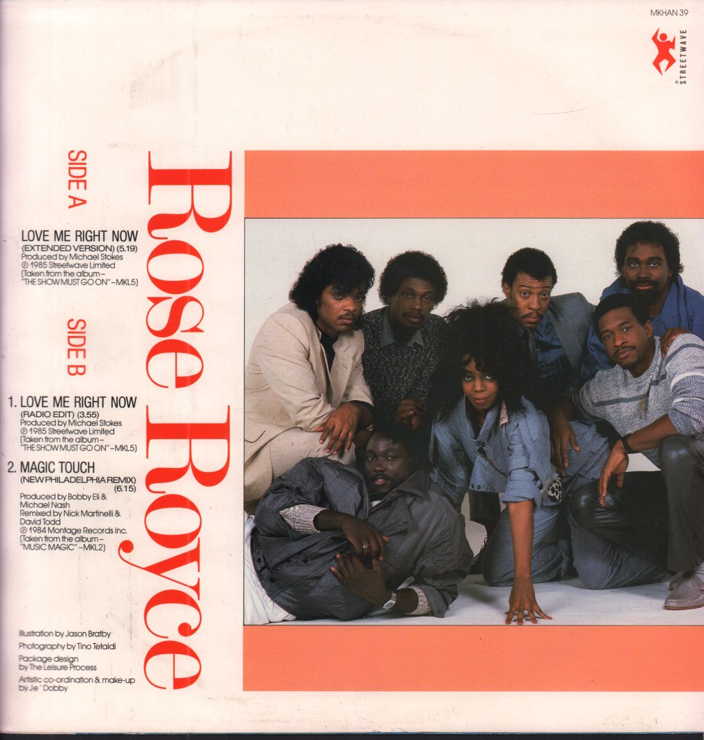Rose Royce - Love Me Right Now - 12 Inch