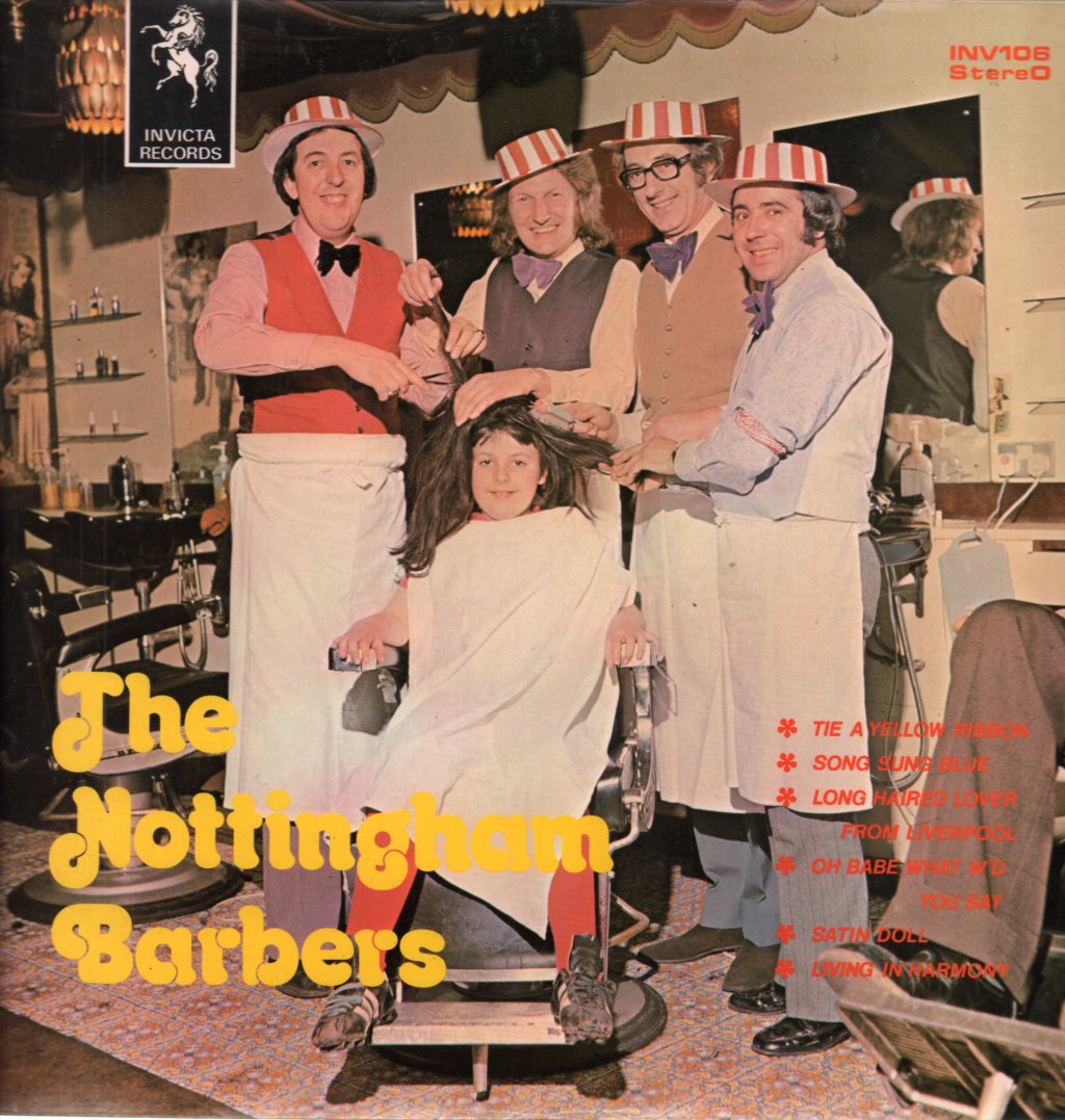 Nottingham Barbers WITH DON LUSHER AND BILLY BELL - POPULAR SONGS FROM THE Pebble Mill At One TV SERIES - Lp