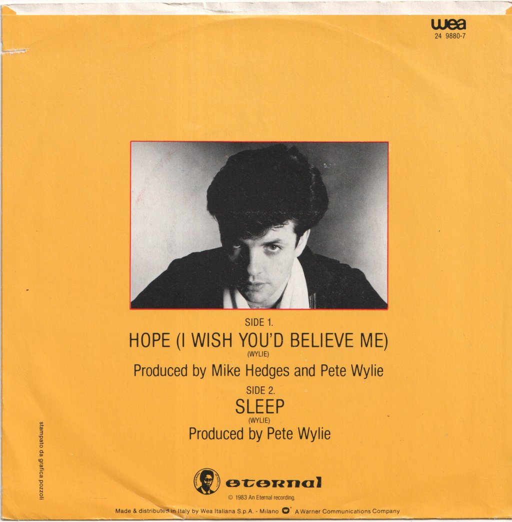 Wah - Hope - 7 Inch