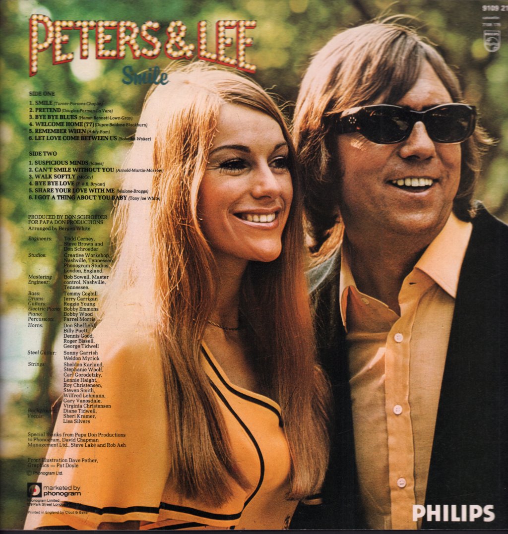 Peters And Lee - Smile - Lp
