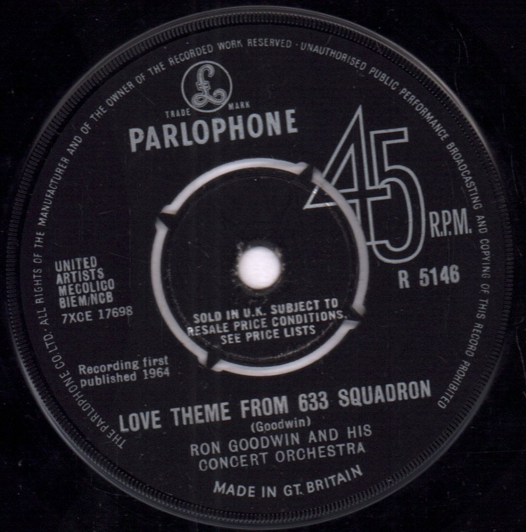 Ron Goodwin Concert Orchestra - 633 Squadron - 7 Inch