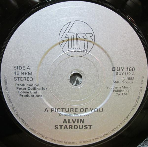 Alvin Stardust - A Picture Of You - 7 Inch