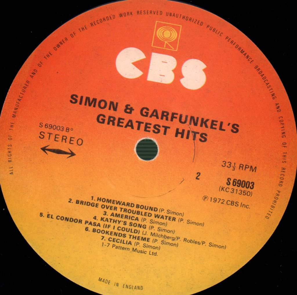 Simon & Garfunkel - Greatest Hits - Lp