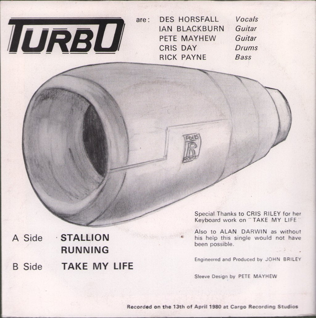 Turbo (Nwobhm Group) - Stallion - 7 Inch