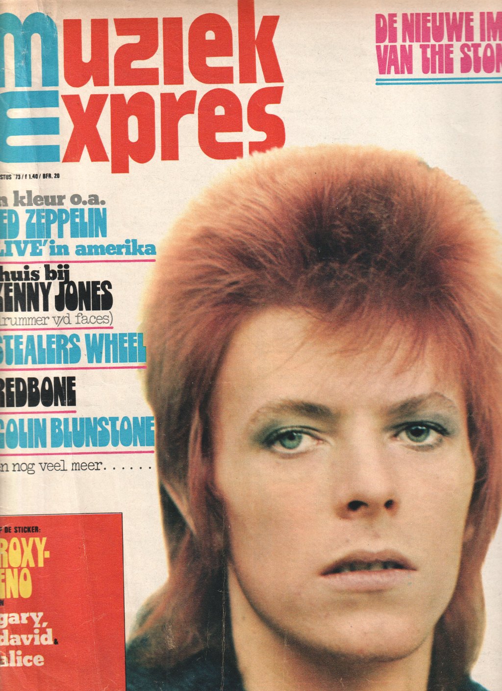 David Bowie - muziek expres august 73 - Magazine