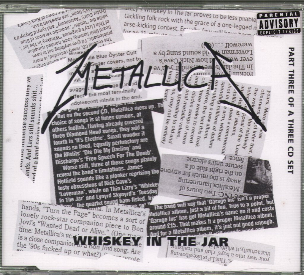 Metallica - Whiskey In The Jar - Cd