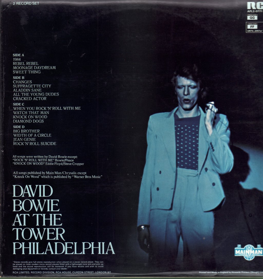 David Bowie - David Live - Double Lp