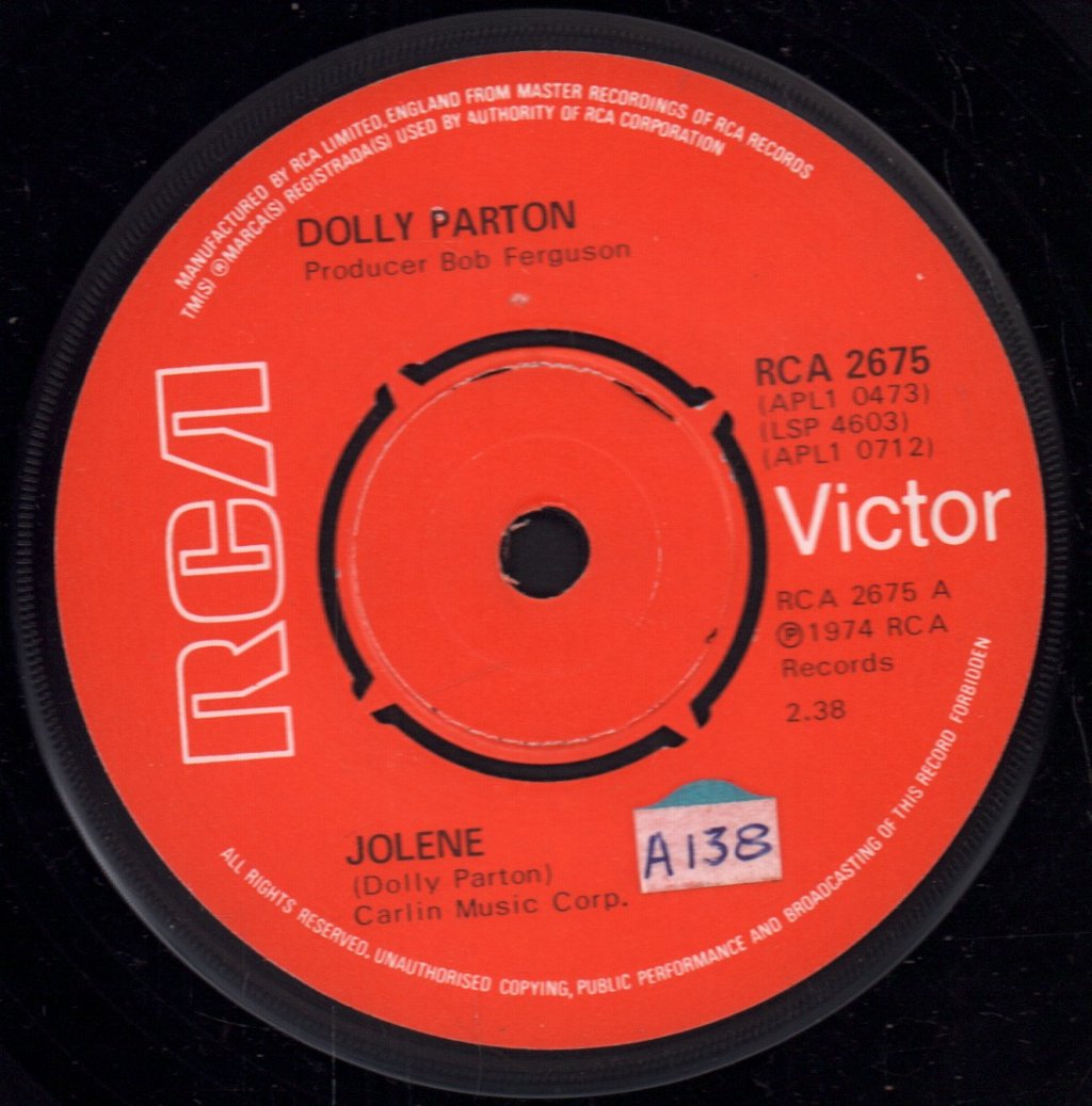 Dolly Parton - Jolene - 7 Inch