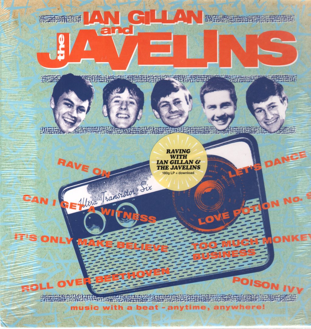 Ian Gillan And The Javelins - Raving With Ian Gillan & The Javelins - Lp