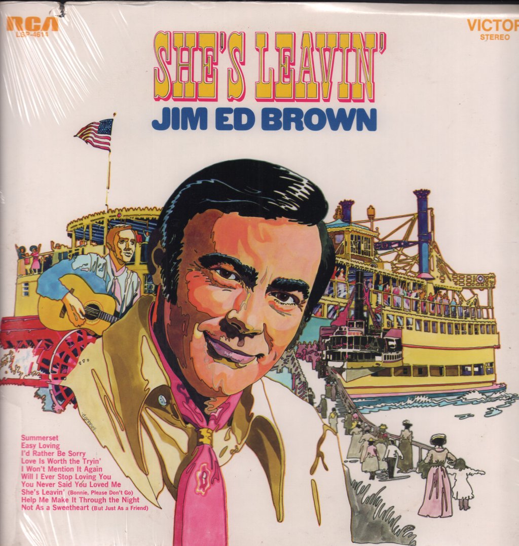 Jim Ed Brown - She's Leavin' - Lp