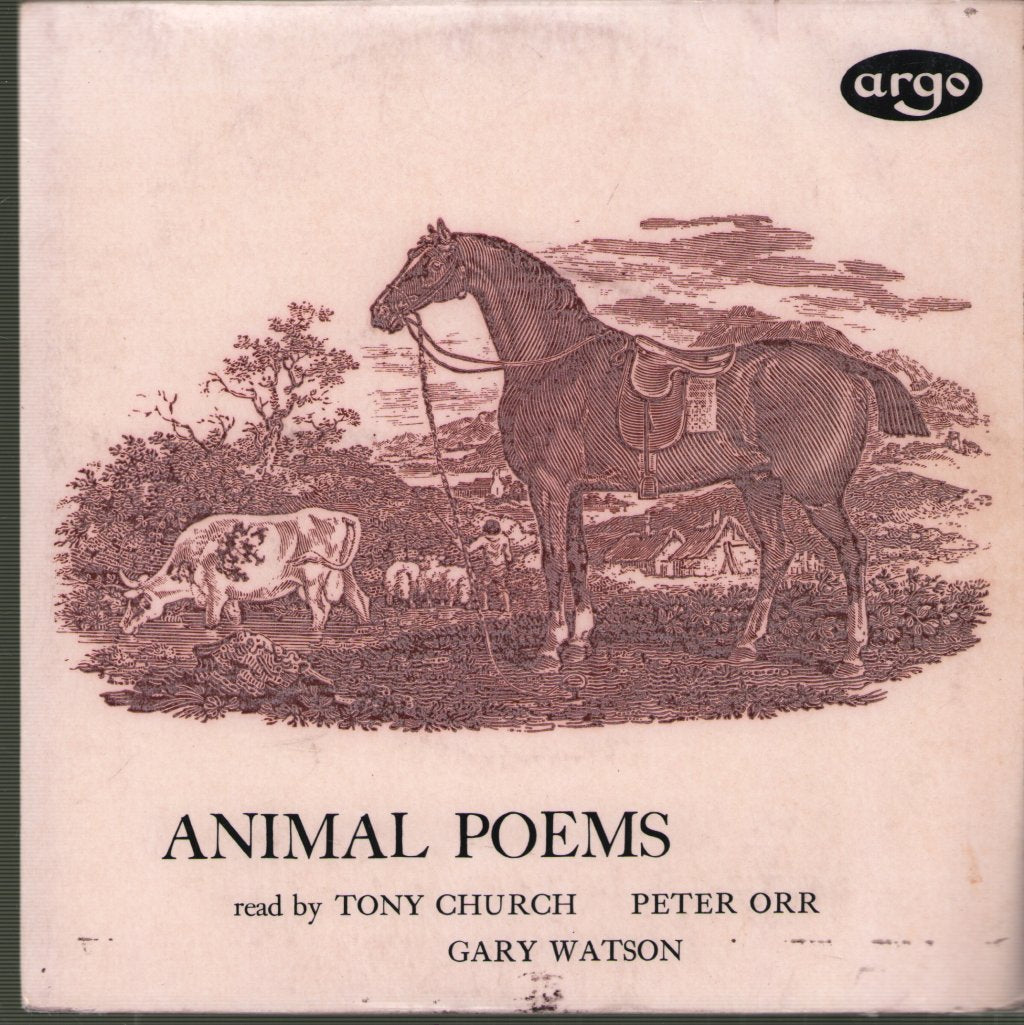 Tony Church, Peter Orr, Gary Watson - Animal Poems - 7 Inch