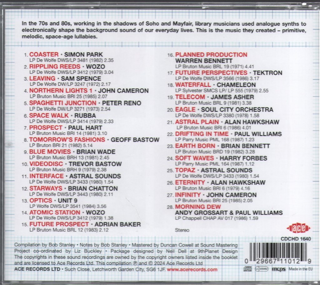 Various Artists - Tomorrow's Fashions: Library Electronica 1972-1987 - Cd