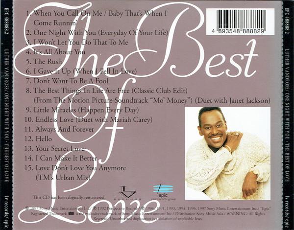 Luther Vandross - One Night With You - The Best Of Love - Cd