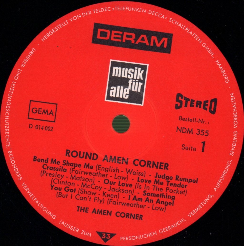 Amen Corner - Round Amen Corner - Lp
