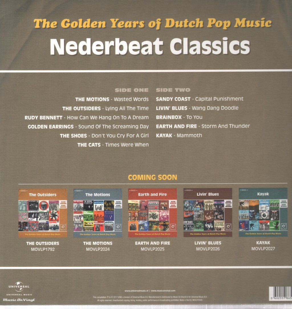 Various Artists - Golden Years Of Dutch Pop Music: Nederbeat Classics - Lp