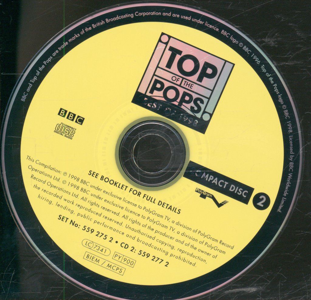 Various Artists - Top Of The Pops: Best Of 1998 - Double Cd