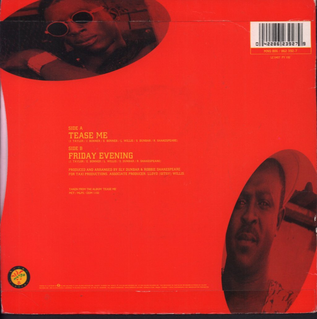 Chaka Demus And Pliers - Tease Me - 7 Inch