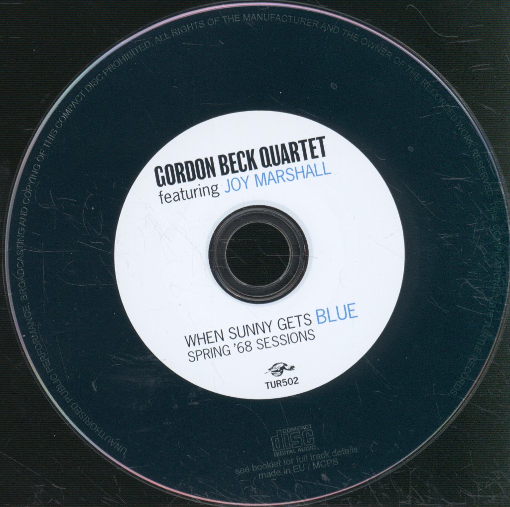 Gordon Beck Quartet - When Sunny Gets Blue (Spring '68 Sessions) - Cd