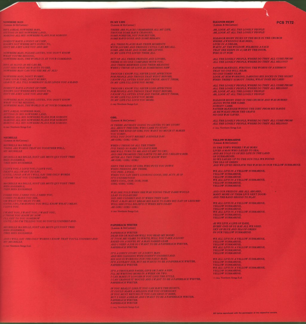 Beatles - 1962-1966 - Double Lp