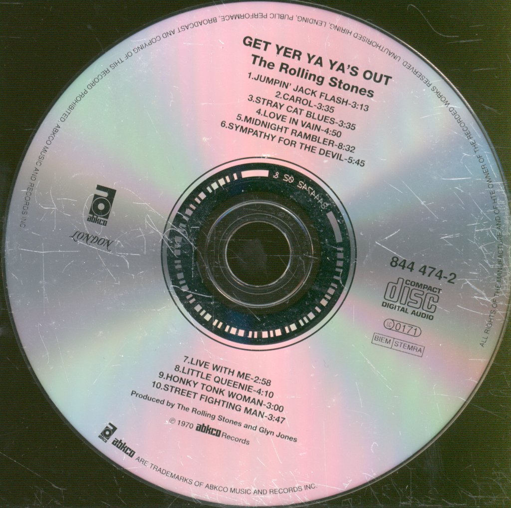 Rolling Stones - Get Yer Ya-Ya's Out! (The Rolling Stones In Concert) - Cd