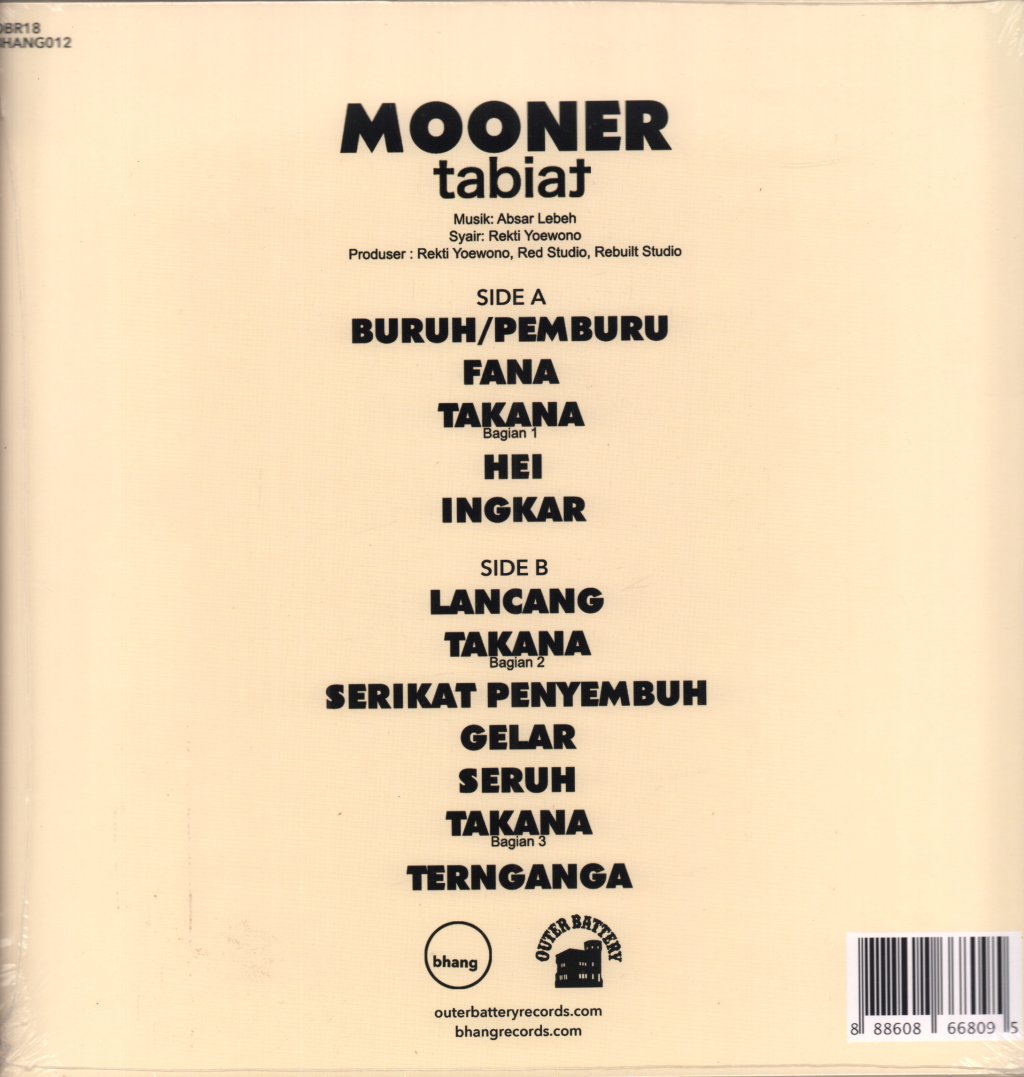 Mooner - Tabiat - Lp