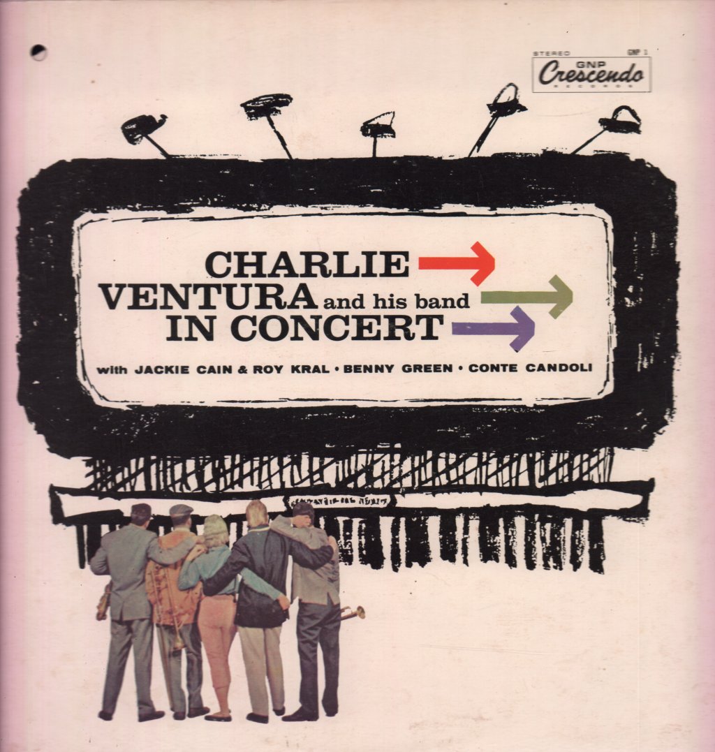 Charlie Ventura And His Orchestra - Charlie Ventura And His Band In Concert - Lp