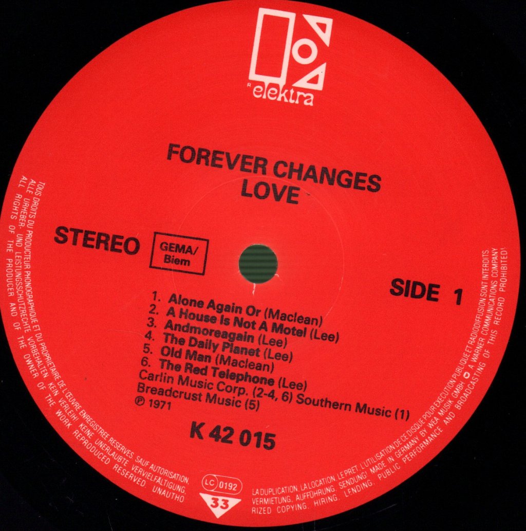 Love - Forever Changes - Lp