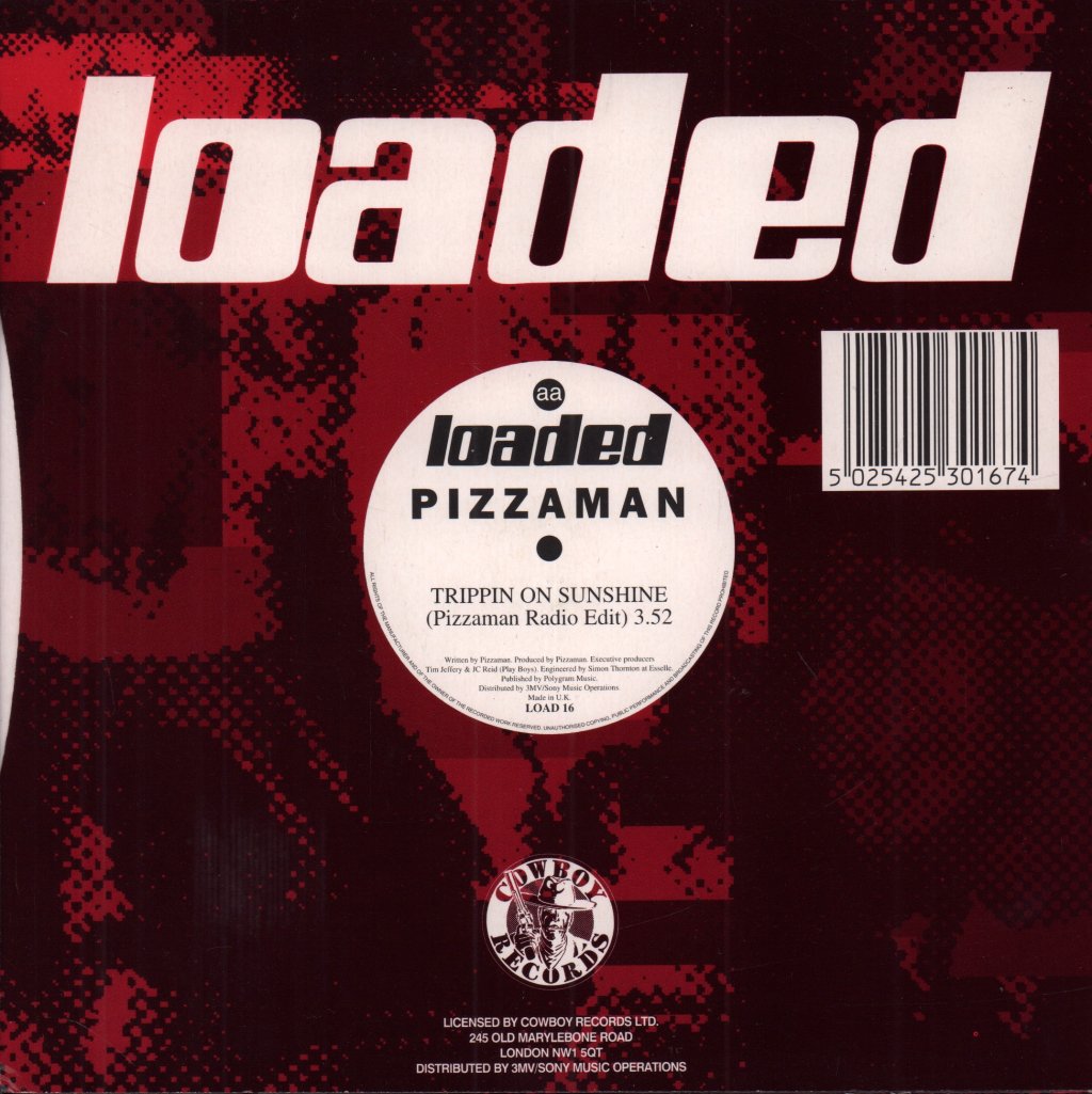Pizzaman - Trippin' On Sunshine - 7 Inch