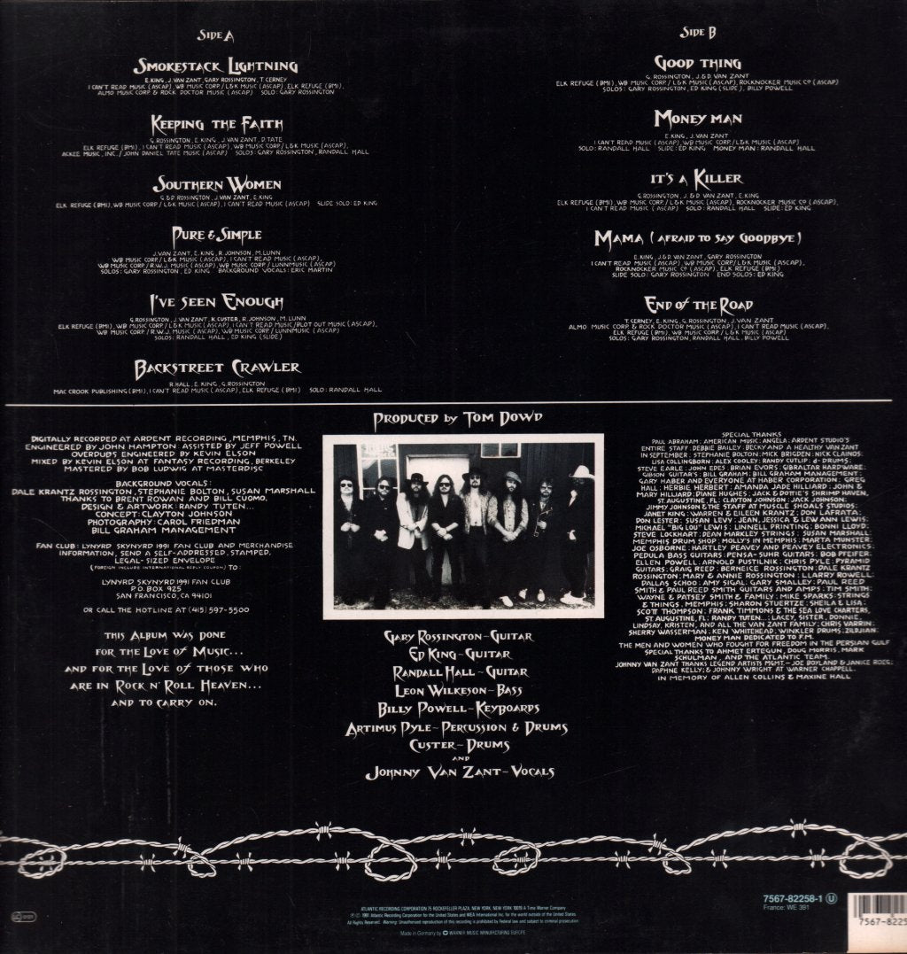 Lynyrd Skynyrd - 1991 - Lp