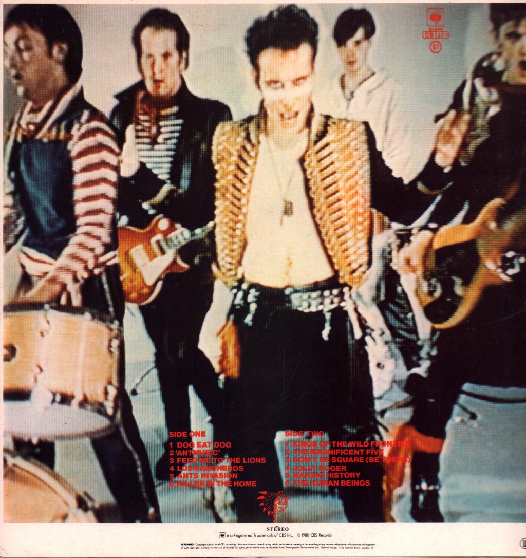 Adam And The Ants - Kings Of The Wild Frontier - Lp