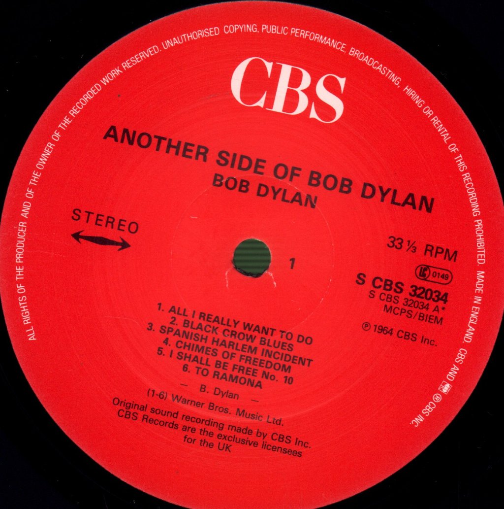 Bob Dylan - Another Side Of - Lp
