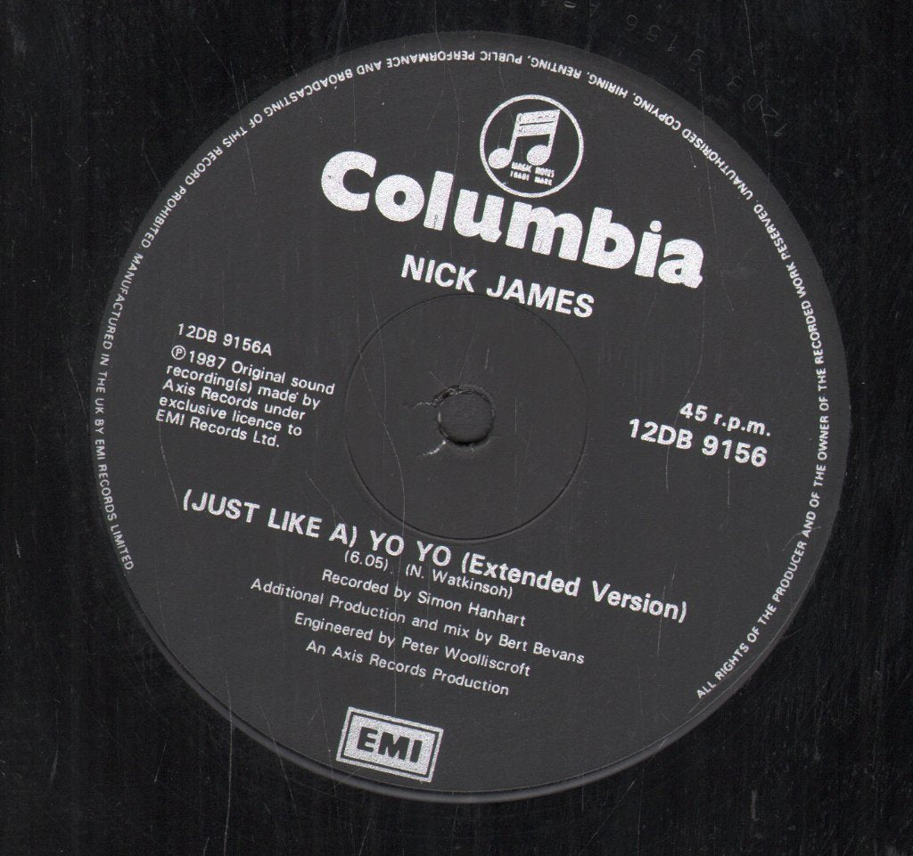Nick James - Just Like A Yo Yo - 12 Inch